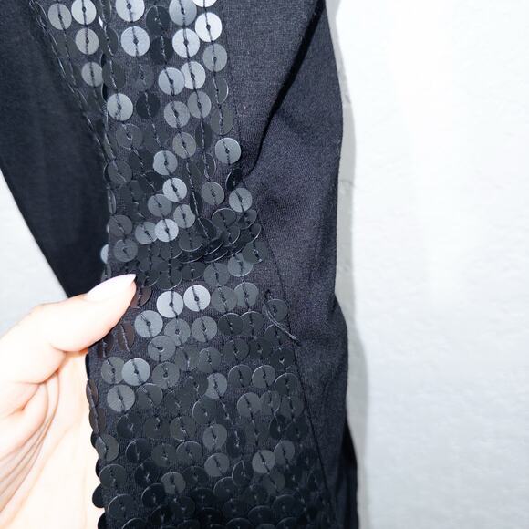 Wilster Black Sequin & Studded Tank Top Size XS - Picture 4 of 7